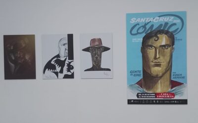 Rubén Armiche expone 60 caricaturas de “gente de cine” en la Casa de la Historieta de Manuel Darias